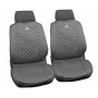 Ziga, pair of high-quality cotton front seat covers - Grey