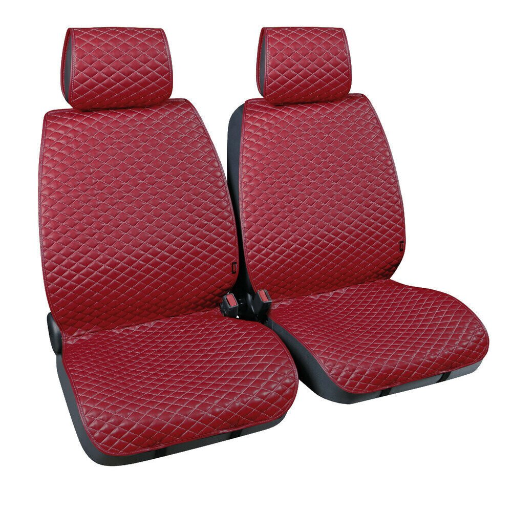 Cover-Tech, pair of front seat covers - Bordeaux/White thumb