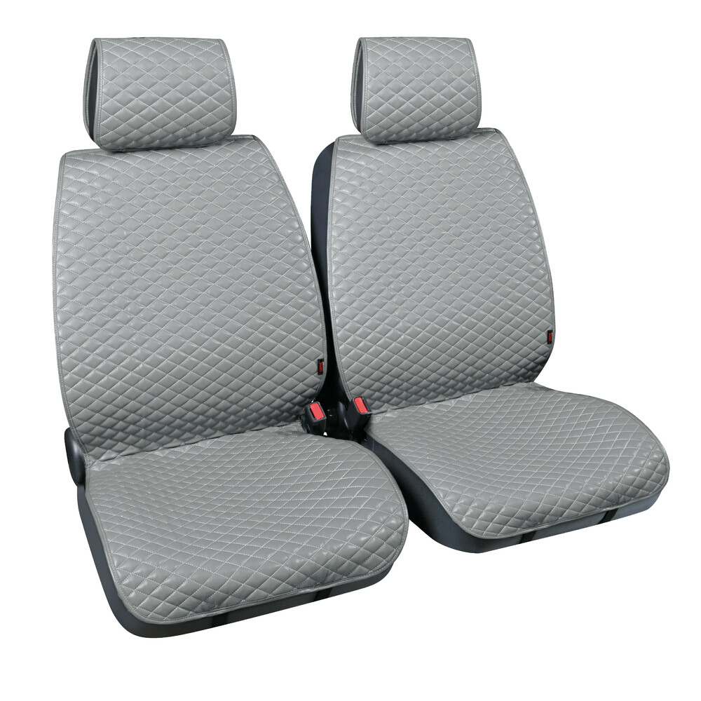 Cover-Tech, pair of front seat covers - Grey thumb