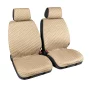Cover-Tech Fabric, pair of front seat covers - Beige/White