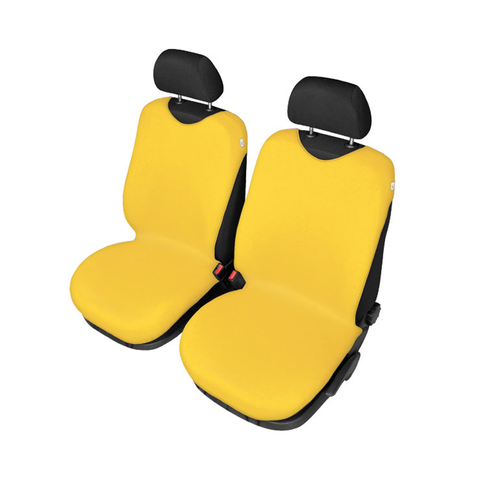 Cridem undershirt front seat cover 2pcs - Yellow thumb