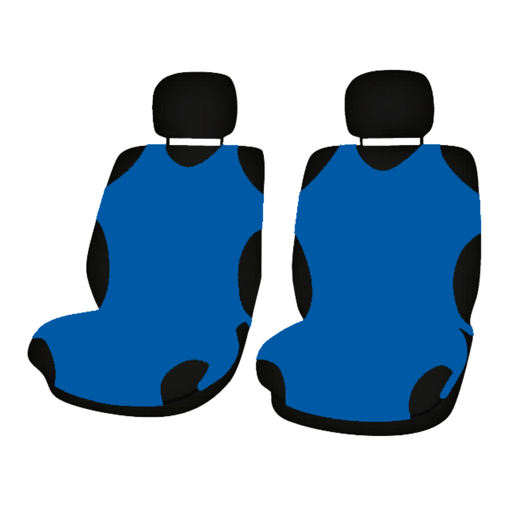 Cridem Sport T-shirt front seat covers 2pcs - Blue - Resealed thumb