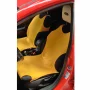 Cridem Sport T-shirt front seat covers 2pcs - Yellow