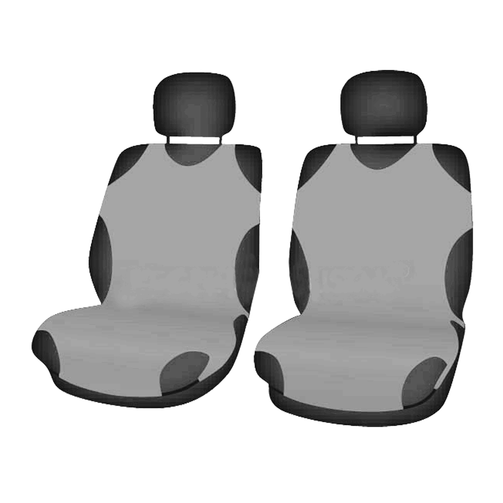 Cridem Sport T-shirt front seat covers 2pcs - Grey - Resealed thumb