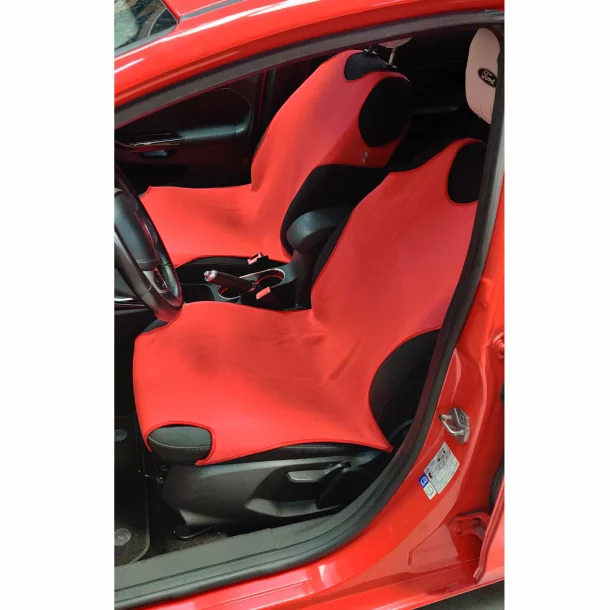 Cridem Sport T-shirt front seat covers 2pcs - Red