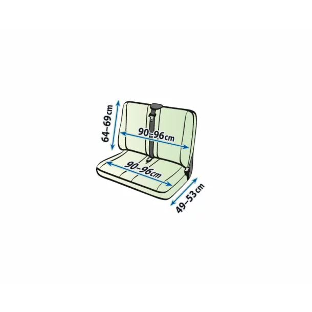 Huse scaun furgoneta de transport Ares, DV2-L, 2Locuri