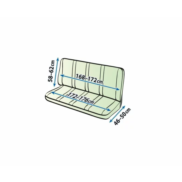 Huse scaun furgoneta de transport Elegance DV4-XXL - 4Locuri