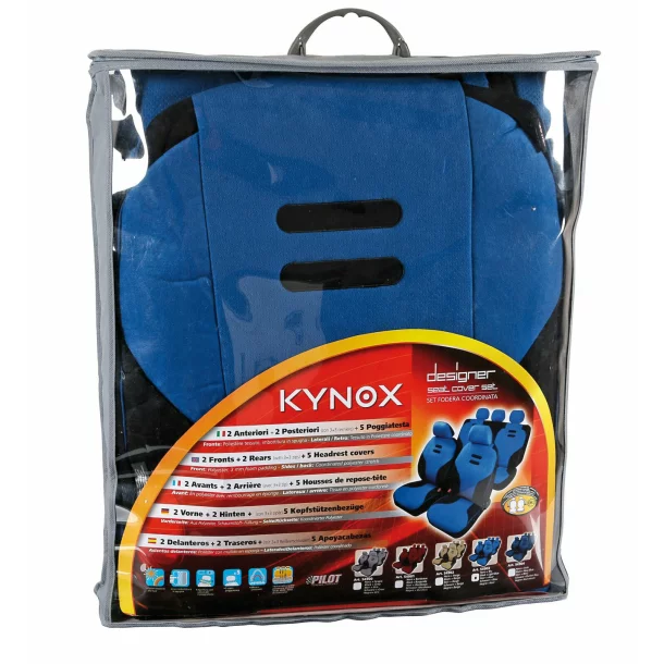 Kynox űléshuzat - 9 darabos - Kék