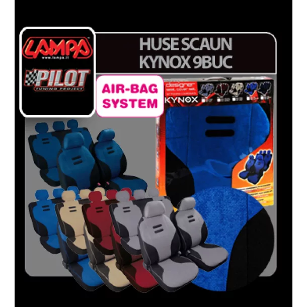 Kynox, seat cover set - Blue