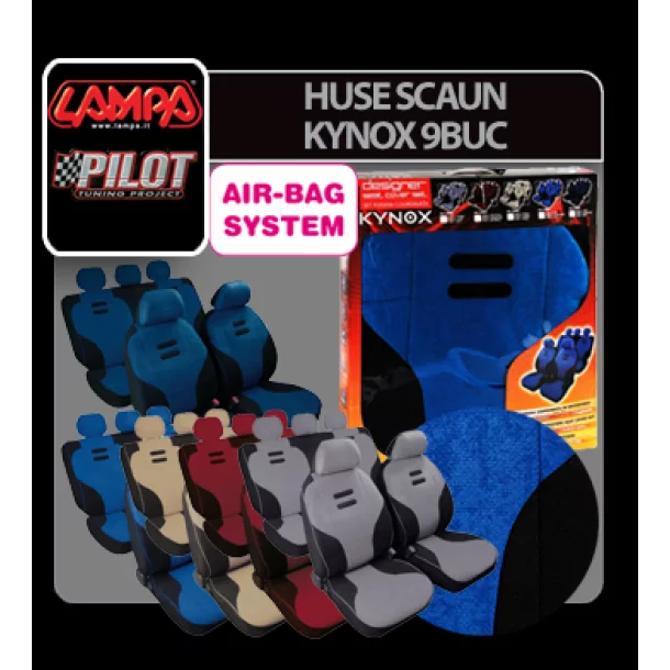 Kynox, seat cover set - Navy Blue