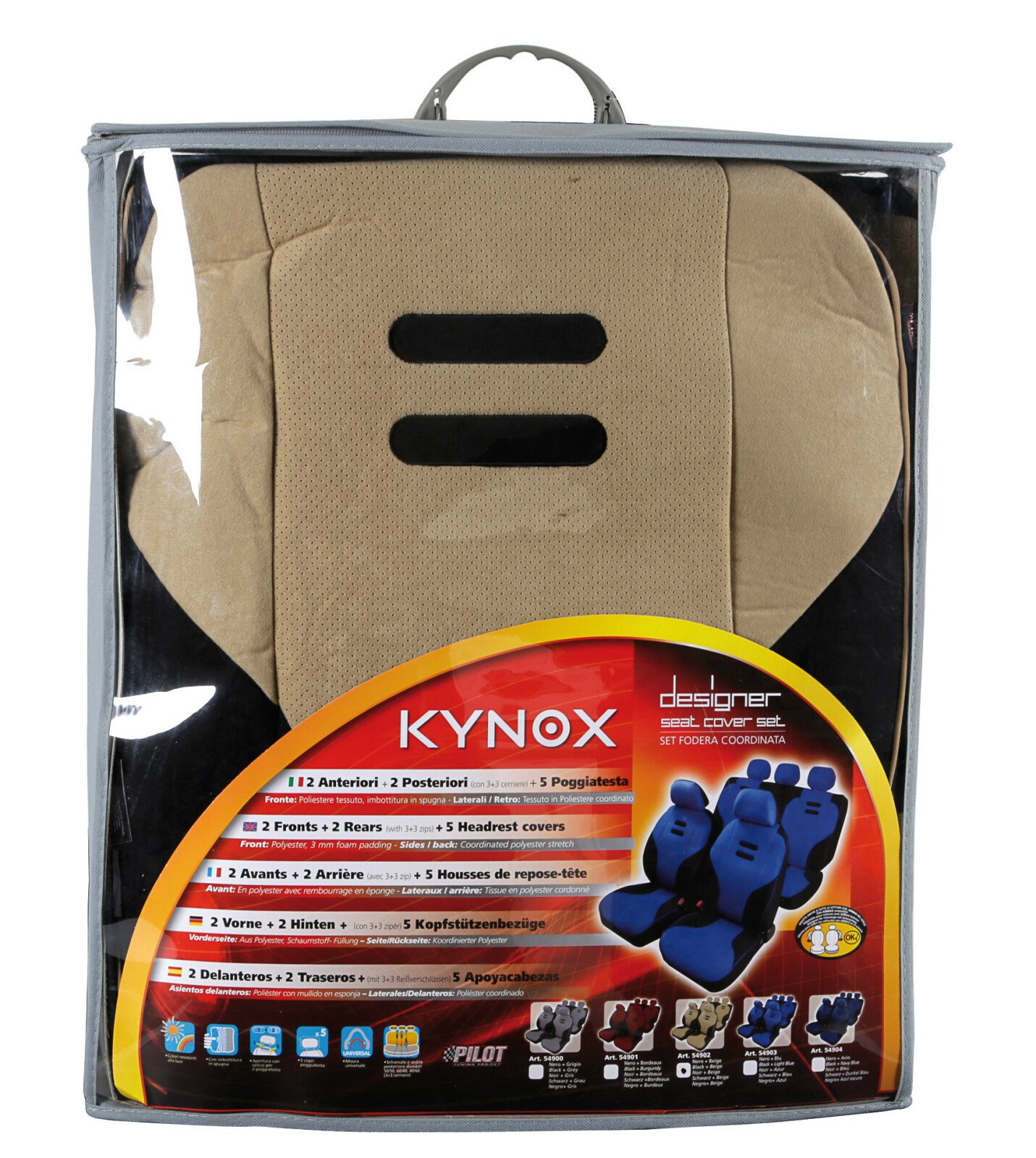 Kynox, seat cover set - Beige thumb