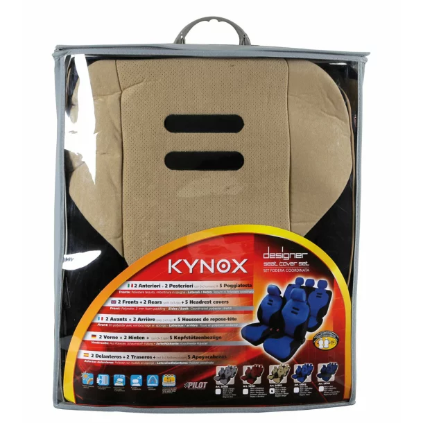 Kynox űléshuzat - 9 darabos - Bézs