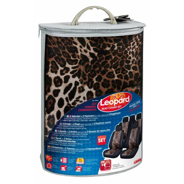 Huse scaun Leopard 9buc