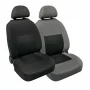 Linear, high-quality jacquard seat cover set - Black