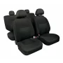 Linear, high-quality jacquard seat cover set - Black