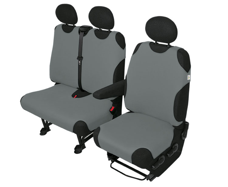 Kegel undershirt seat covers Delivery Van 1+2Seats - Grey thumb