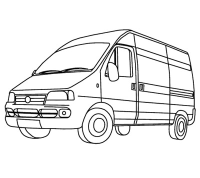 Huse scaun maieu furgoneta de transport Kegel 1+2Locuri - Negru thumb