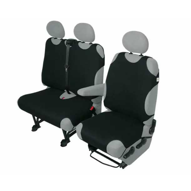 Kegel kisteherautó póló üléshuzatok 1+2Üléses - Fekete