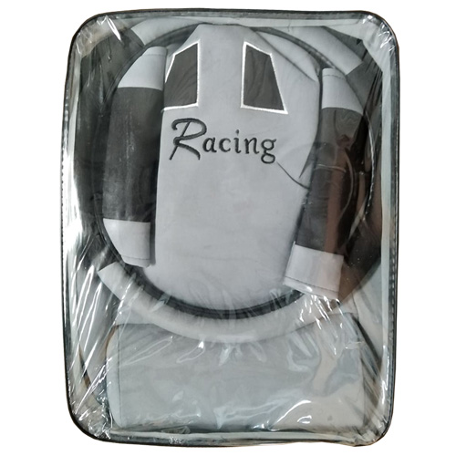 Racing seat covers 13pcs - Black/Grey thumb