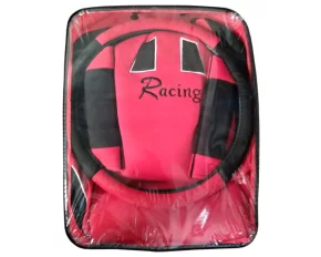 Huse scaun Racing 13buc - Negru/Rosu