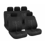 Rapid, seat cover set 9pcs - Black/Grey