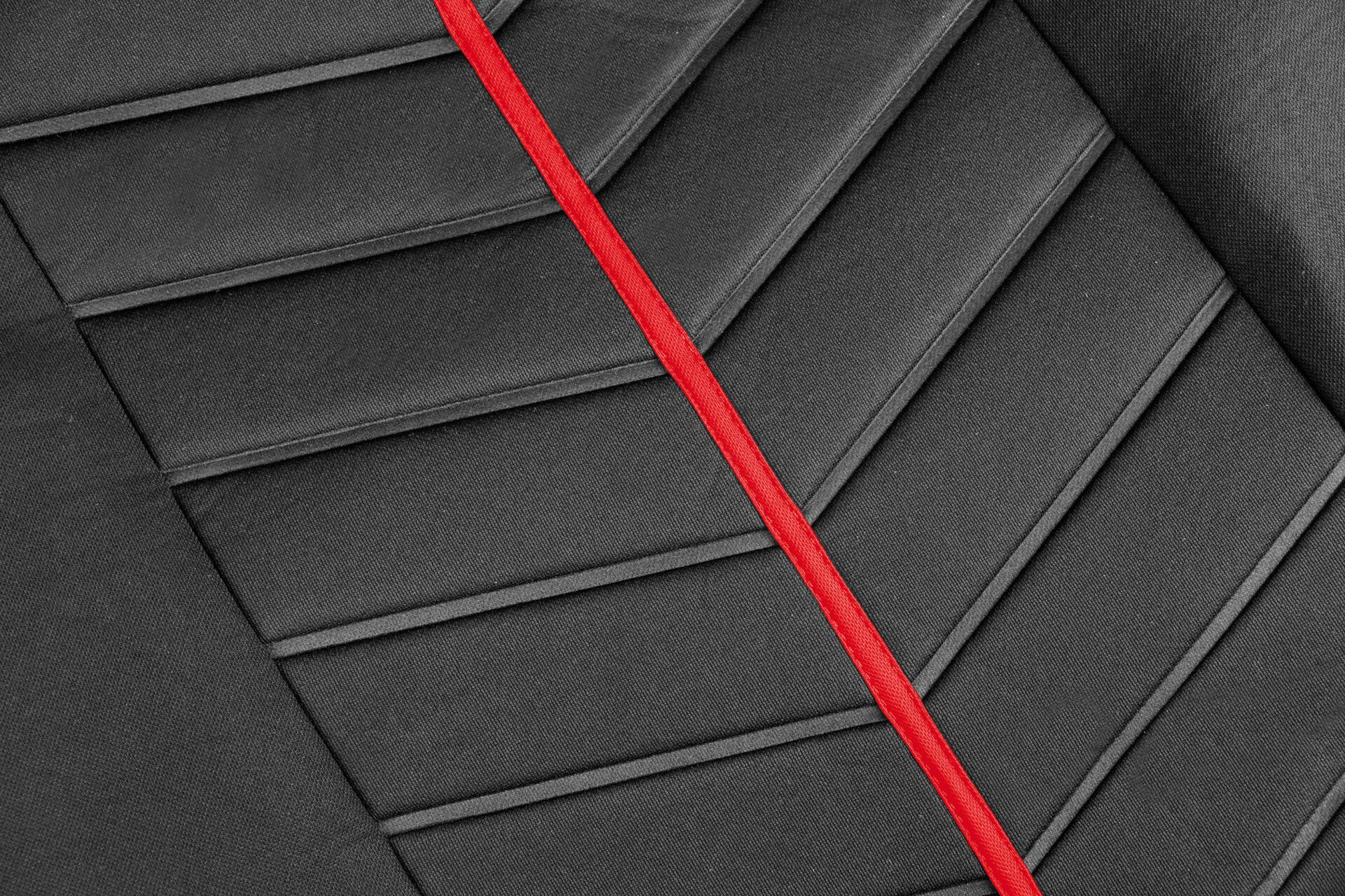 Rapid, seat cover set 9pcs - Red/Black thumb