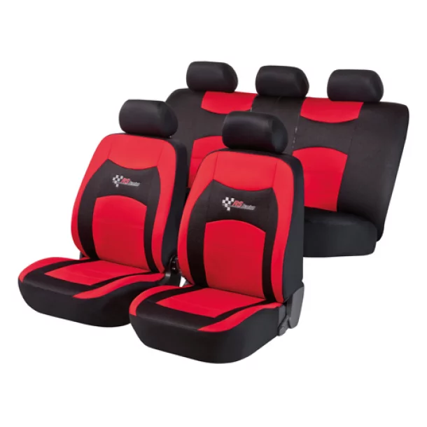 RS Racing üléshuzat 12 darabos - Fekete/Piros