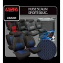 Huse scaun Sport 8buc jacquard high-quality - Gri-Resigilat,