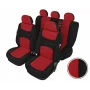 Sport Line+ Super L seat covers 9pcs - Black/Red