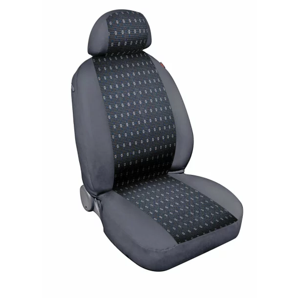 Square high-quality jacquard seat cover set 9pcs - Blue