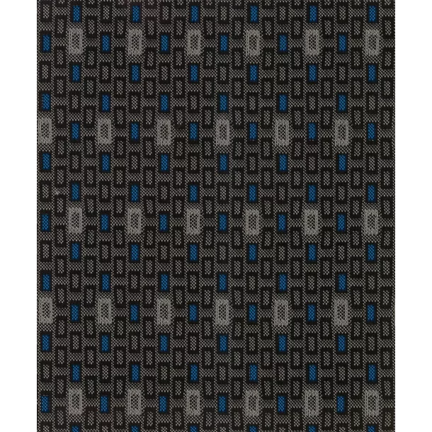 Huse scaun Square set 9buc jacquard high-quality - Albastru