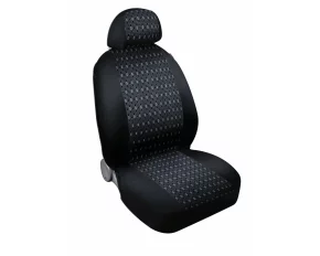 Huse scaun Square set 9buc jacquard high-quality - Negru