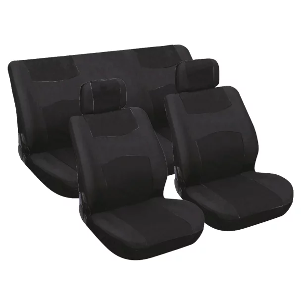 Carpoint Standard seat covers 6pcs - Black