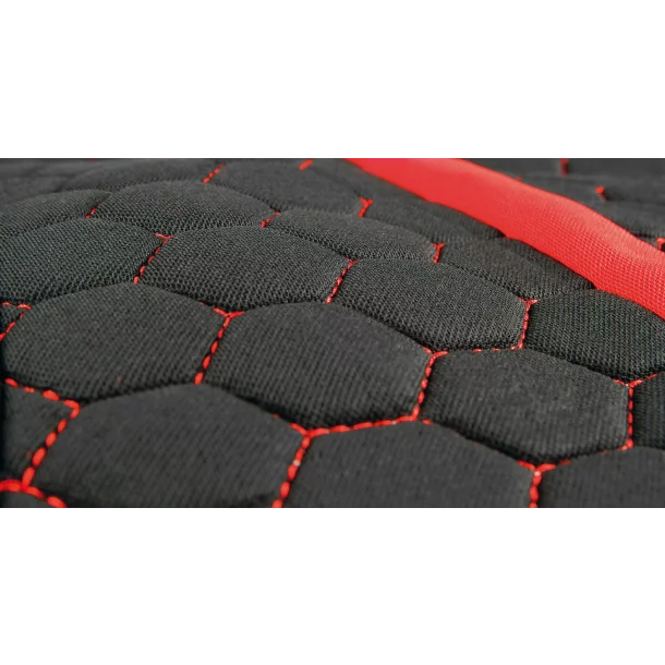 Stinger, seat cover set 9pcs - Red/Black