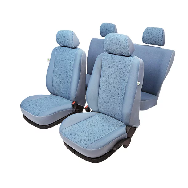 Huse scaun Swing 8buc - Marimea L - Albastru deschis