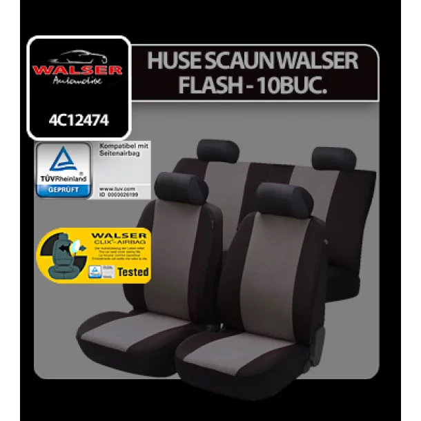 Huse scaun Walser Flash 10buc - Antracit