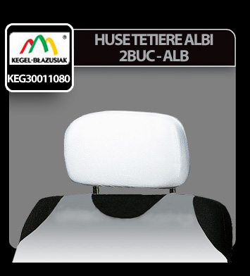 Seat headrests cover Albi Kegel 2pcs - White thumb