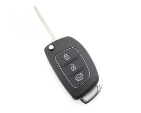 Hyundai - Carcasa cheie tip briceag, 3 butoane