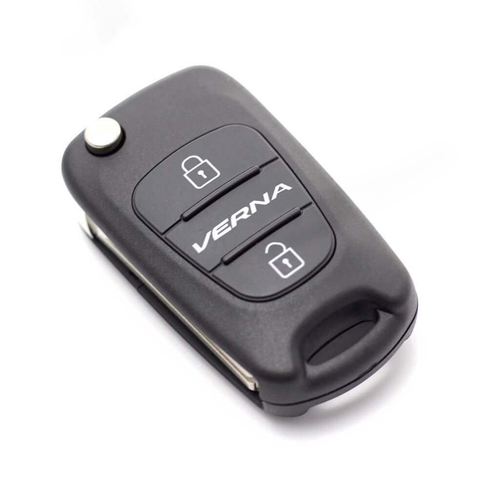 Hyundai Verna - Carcasa cheie tip briceag, 2 butoane thumb