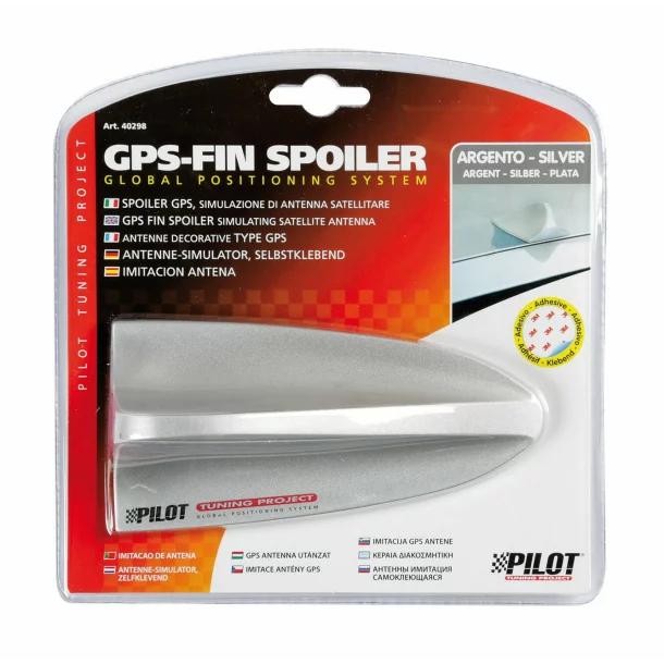 Imitatie antena GPS - Fin Spoiler - Argintiu