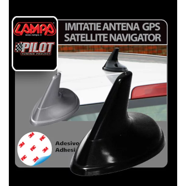 GOS Satellite Navigator antenna imitáció - Fekete