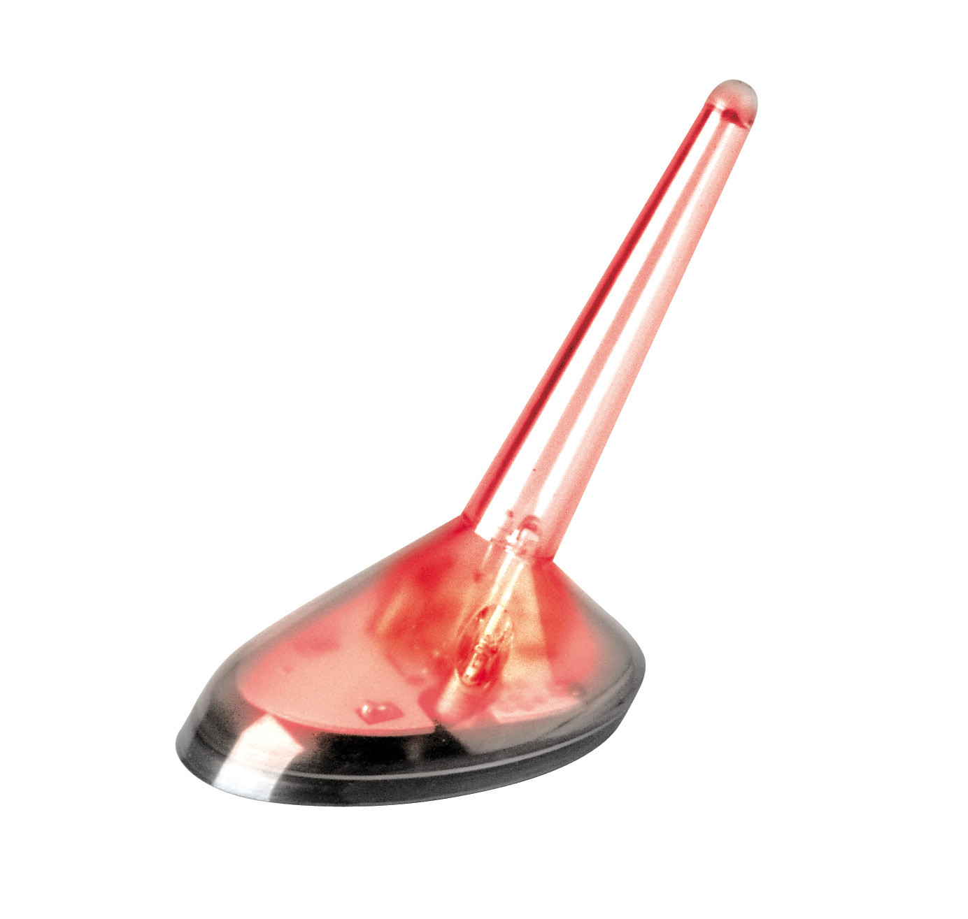 LED világítos antenna - villogó fény - Piros thumb