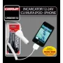 Carpoint charger for iPOD and iPhone 12-24V