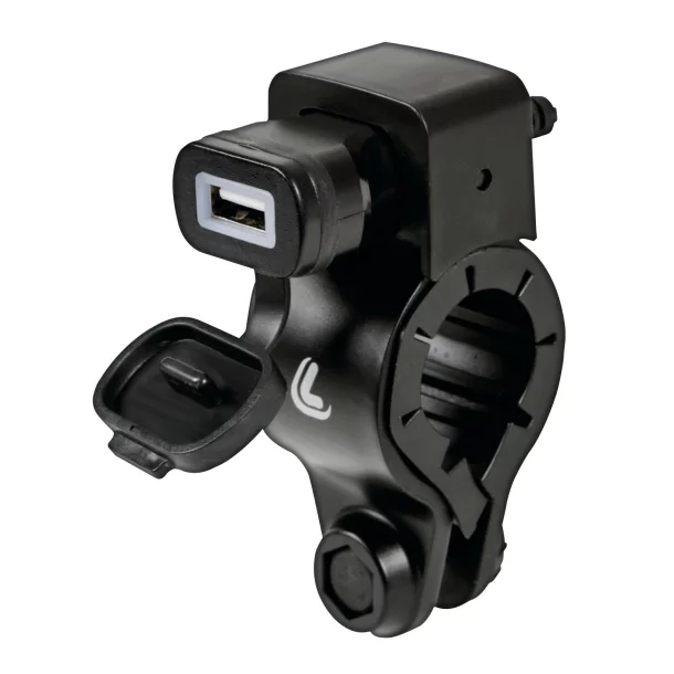 Incarcator motocicleta USB-Fix Tube cu fixare pe ghidon 12/24V - 3000mA-Resigilat,