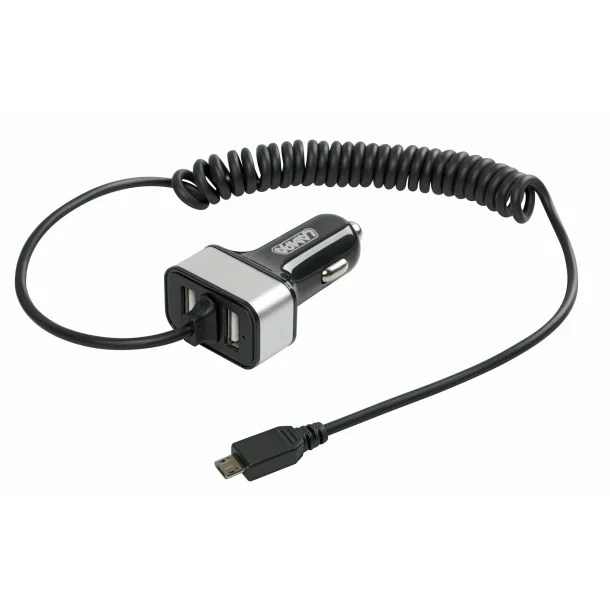 Micro USB gyorstöltő plusz 2 USB port 5800mA 12/24V