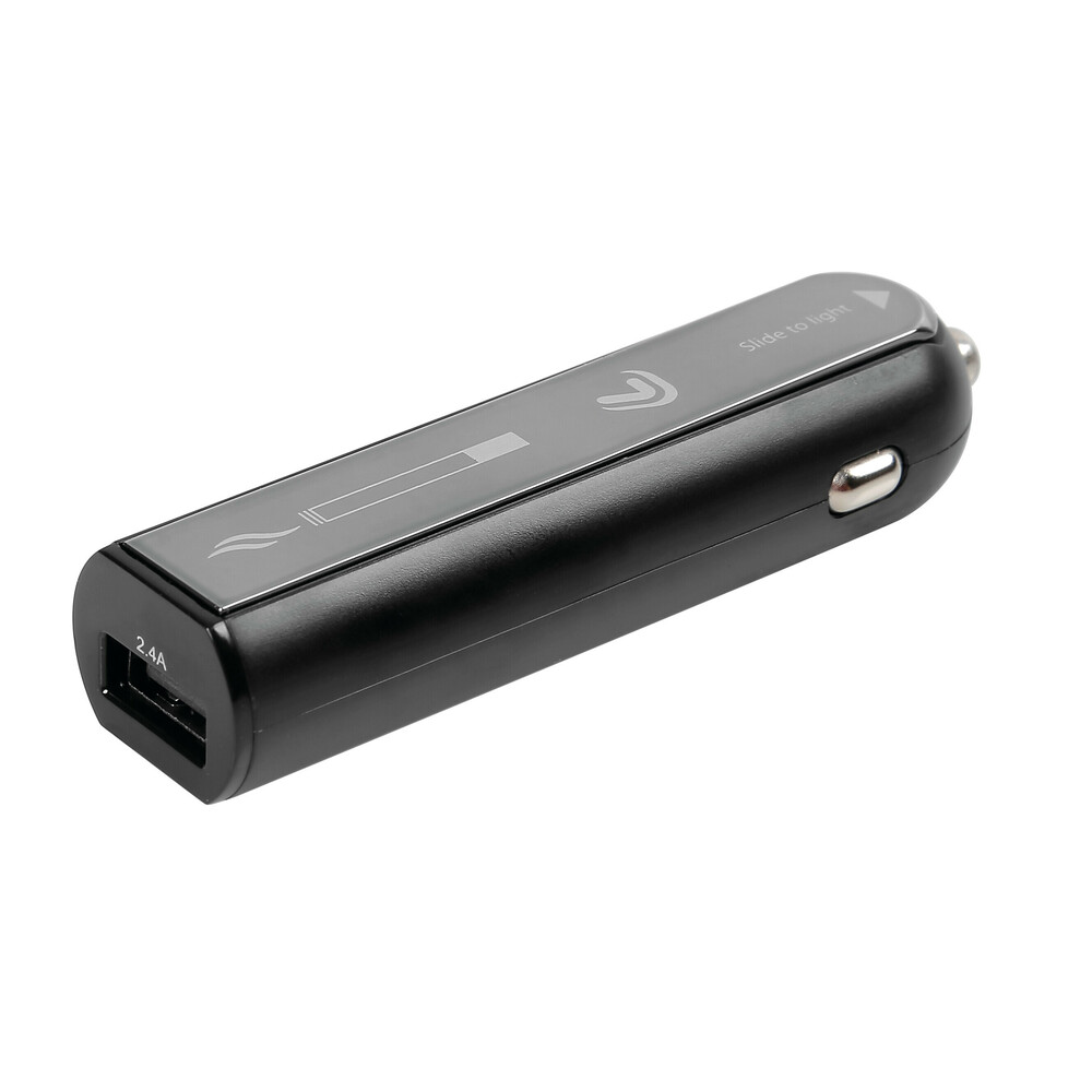 USB Gyors töltő beépített Plasma USB elektromos öngyújtóval - 2100 mA - 12/24V thumb