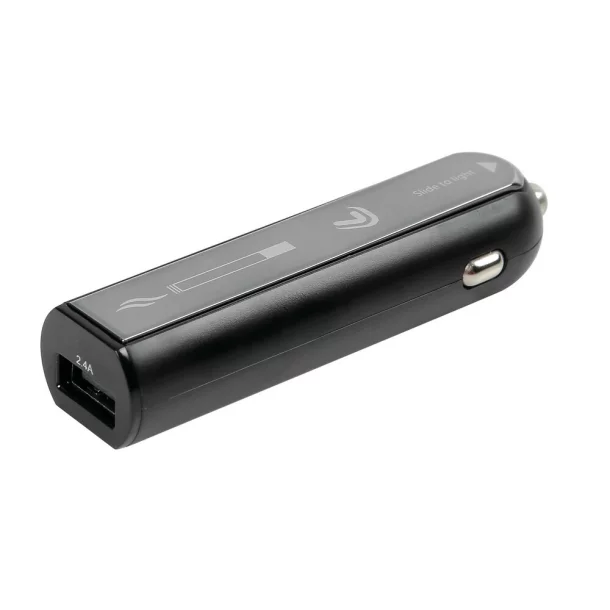 USB Gyors töltő beépített Plasma USB elektromos öngyújtóval - 2100 mA - 12/24V