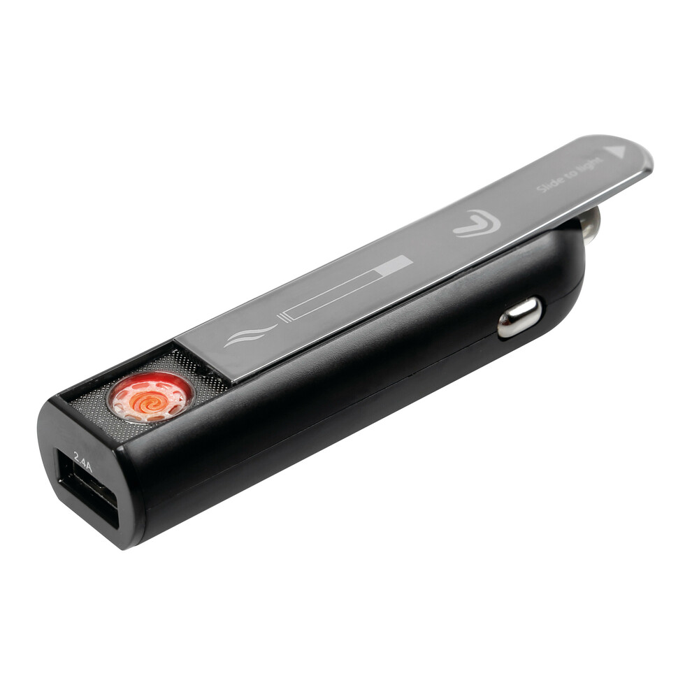 Incarcator rapid USB cu bricheta electrica integrata Plasma USB - 2100mA - 12/24V thumb