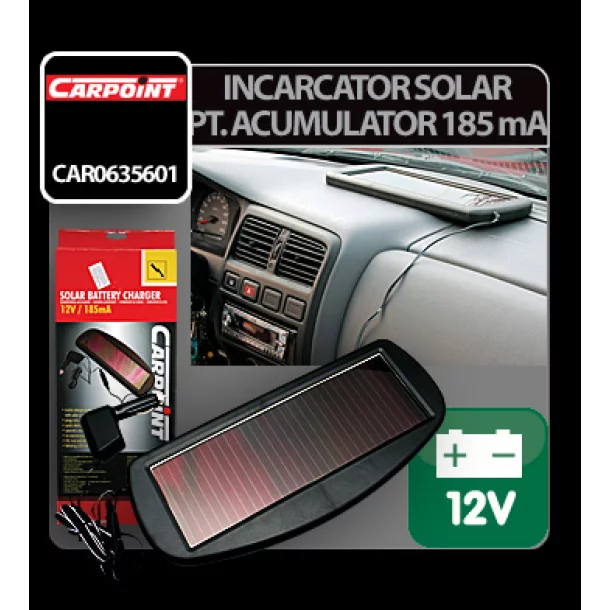 Napenergia töltő 185 mA 12V