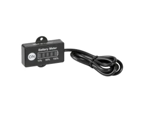 Indicator stare acumulator motocicleta, cu afisaj LED, 12V